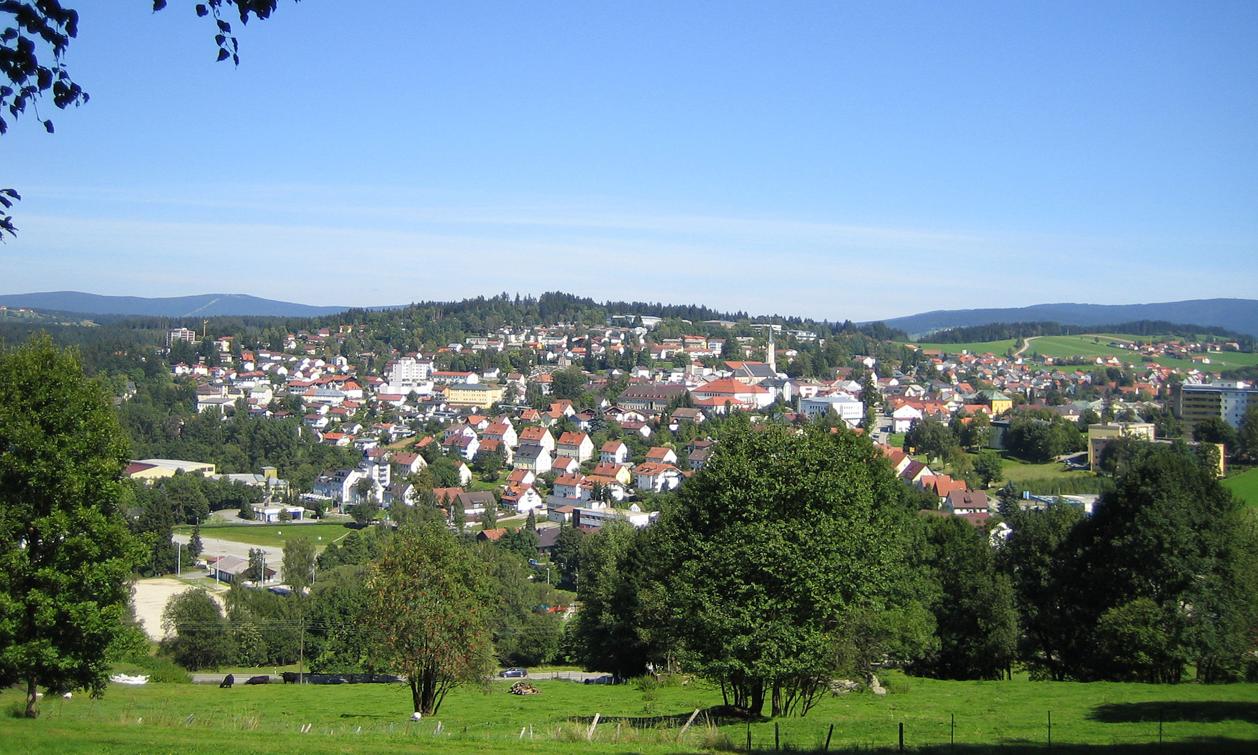 Anfahrt nach Freyung zum Hotel zur Post